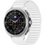 Galaxy Watch 8 Classic | 46 мм | 4G LTE | Black | Fabric/White | M/L, Тип ремешка : Fabric, Размер корпуса : 46 мм, Цвет: Black, Цвет ремешка: White, Размер ремешка : M/L, Подключение часов : Bluetooth / Wi-Fi + 4G LTE, изображение 2